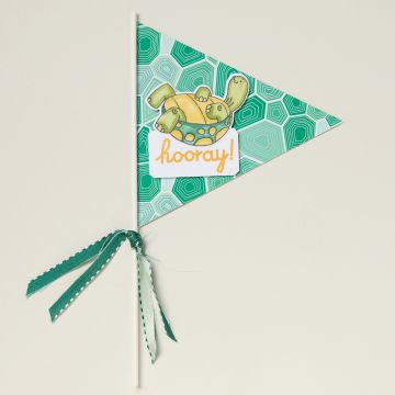 TURTLE-Y CUTE-DESIGNPAPIER 12" X 12" (30,5 X 30,5 CM)