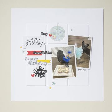 EFEMERA-DECORATIES TIME FOR CELEBRATION - MIX & MATCH