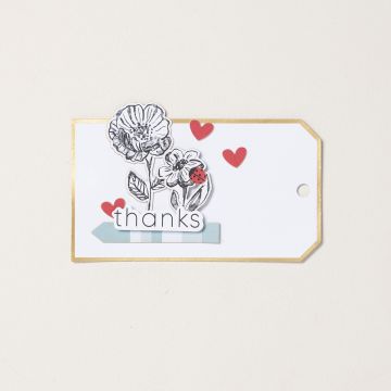 A TOUCH OF GOLD TAGS MIX & MATCH SPECIALTY EPHEMERA PACK
