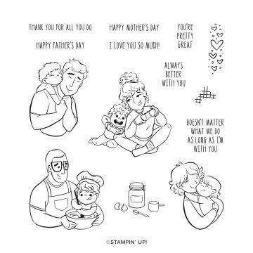 A DAY WITH YOU CLING STAMP SET (ENGLISH)