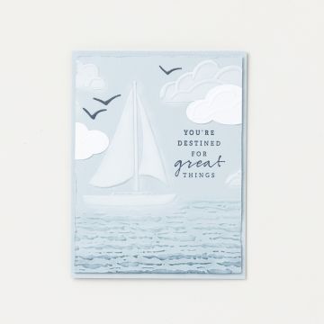 HISSE LA GRAND-VOILE PHOTOPOLYMER STAMP SET (FRENCH)