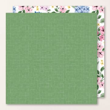 BLOEMENTUIN-DESIGNPAPIER 12" X 12" (30,5 X 30,5 CM)