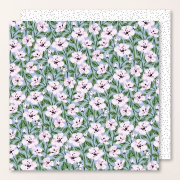 BLOEMENTUIN-DESIGNPAPIER 12" X 12" (30,5 X 30,5 CM)