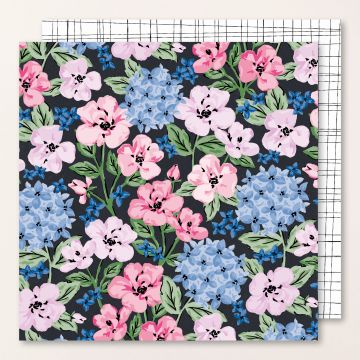BLOEMENTUIN-DESIGNPAPIER 12" X 12" (30,5 X 30,5 CM)