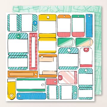ON THE GO 12" X 12" (30.5 X 30.5 CM) DESIGNER SERIES PAPER