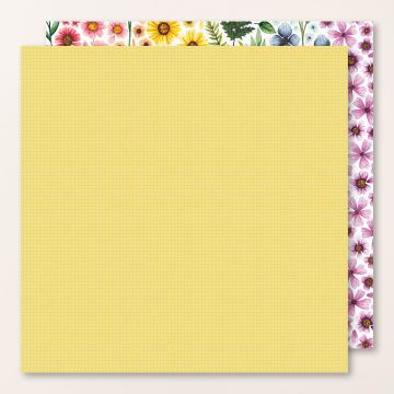 DESIGNERPAPIER 12" X 12" (30,5 X 30,5 CM) BLEIBENDE BLÜTEN