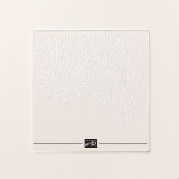 PRESSED FLOWERS EMBOSSING FOLDER