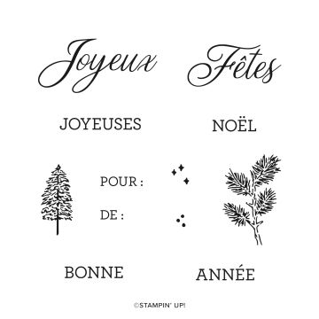 ÉTIQUETTES DE SAISON PHOTOPOLYMER STAMP SET (FRENCH)
