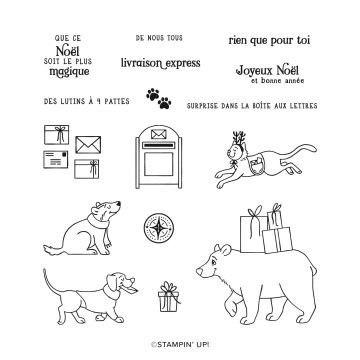 LUTINS À 4 PATTES PHOTOPOLYMER STAMP SET (FRENCH)