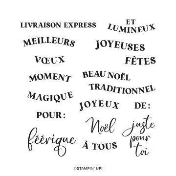 ÉTIQUETTES TRADITIONNELLES PHOTOPOLYMER STAMP SET (FRENCH)