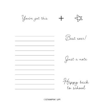 LOT JUST A NOTE (ANGLAIS)