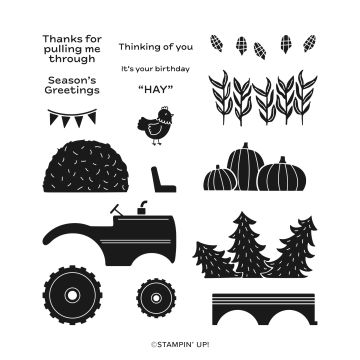 TRACTOR & CO PHOTOPOLYMER STAMP SET (ENGLISH)