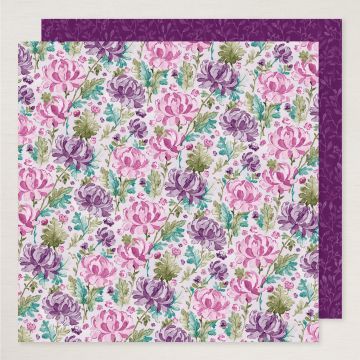 DESIGNERPAPIER 12" X 12" (30,5 X 30,5 CM) BEZAUBERND FLORAL