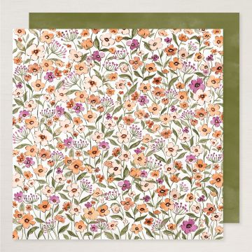 DESIGNERPAPIER 12" X 12" (30,5 X 30,5 CM) BEZAUBERND FLORAL
