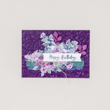 DESIGNERPAPIER 12" X 12" (30,5 X 30,5 CM) BEZAUBERND FLORAL