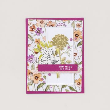 DESIGNERPAPIER 12" X 12" (30,5 X 30,5 CM) BEZAUBERND FLORAL