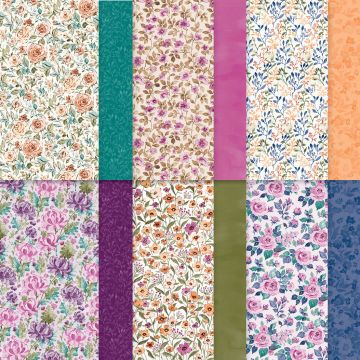 ASSORTIMENT DE COLLECTION CHARME FLEURI (FRANÇAIS)