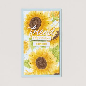 SUNFLOWER 3D EMBOSSING FOLDER