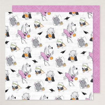 BESONDERES DESIGNERPAPIER 12" X 12" (30,5 X 30,5 CM) UNHEIMLICH SÜSS