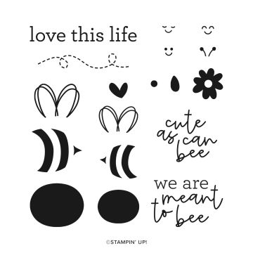 MEANT TO BEE PHOTOPOLYMER STAMP SET (ENGLISH)