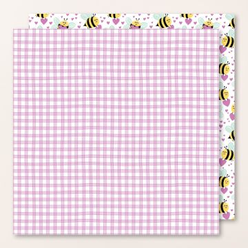 CUTE AS CAN BEE DESIGNER SERIES PAPER & STICKER SHEET (ENGLISH)