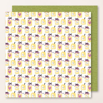 CUTE AS CAN BEE DESIGNER SERIES PAPER & STICKER SHEET (ENGLISH)