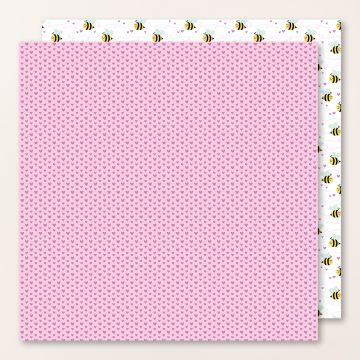 CUTE AS CAN BEE DESIGNER SERIES PAPER & STICKER SHEET (ENGLISH)