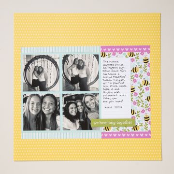 CUTE AS CAN BEE DESIGNER SERIES PAPER & STICKER SHEET (ENGLISH)