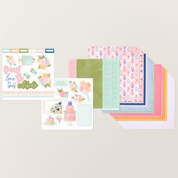 SCRAPBOOKING-WORKSHOPSET WILDFLOWER CELEBRATIONS (ENGLISCH)