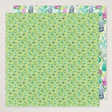 FLORALS IN BLOOM 12" X 12" (30.5 X 30.5 CM) DESIGNER SERIES PAPER & STICKER SHEET (ENGLISH)