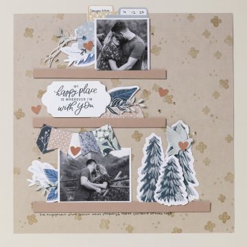 JOURS PAISIBLES PHOTOPOLYMER STAMP SET (FRENCH)