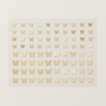 SALE-A-BRATION BRUSHED BRASS BUTTERFLIES