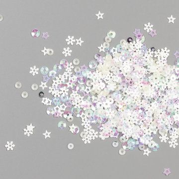PAILLETTEN SCHNEEFLÖCKCHEN