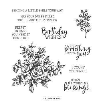 FANCY PHRASES CLING STAMP SET