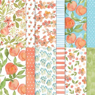 YOU'RE A PEACH 12" X 12" (30.5 X 30.5 CM) DESIGNER SERIES PAPER