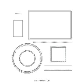 SWIRLY FRAMES PHOTOPOLYMER STAMP SET