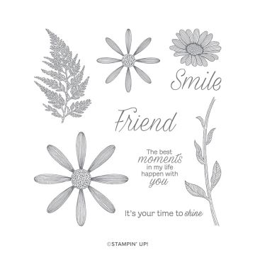 DAISY LANE CLING STAMP SET (EN)