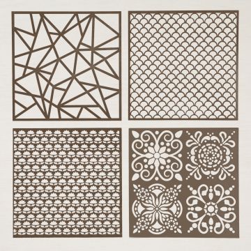 PLENTY OF PATTERNS DECORATIVE MASKS
