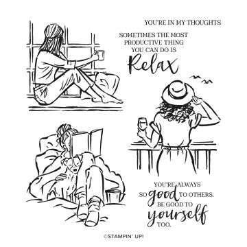 IN THE MOMENT CLING STAMP SET (ENGLISH)