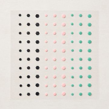 ADHESIVE-BACKED HEXAGONS