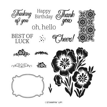 LOVELY & LASTING PHOTOPOLYMER STAMP SET (ENGLISH)