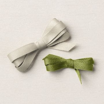 OLD OLIVE & SAHARA SAND TWILL RIBBON COMBO PACK