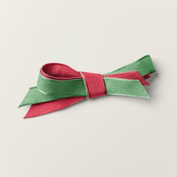 REAL RED & GARDEN GREEN 3/8" (1 CM) RIBBON COMBO PACK