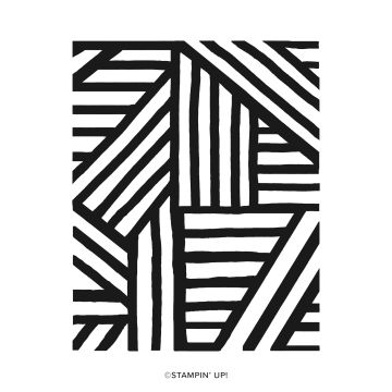 LAYERED STRIPES CLING STAMP SET