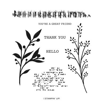 GORGEOUSLY MADE CLING STAMP SET (ENGLISH)