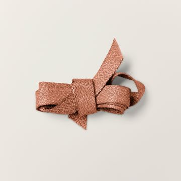 COPPER CLAY 3/8" (1 CM) TEXTURED RIBBON