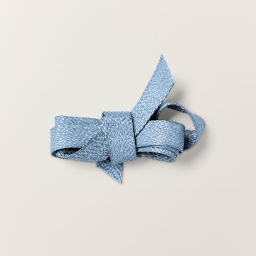 BOHO BLUE 3/8" (1 CM) TEXTURED RIBBON