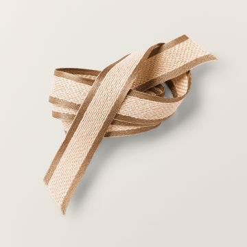 PECAN PIE 1/2" (1.3 CM) BORDERED RIBBON