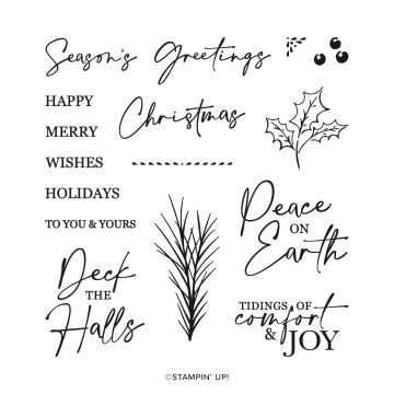 CHRISTMAS CLASSICS PHOTOPOLYMER STAMP SET (ENGLISH)