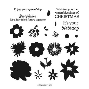 MODERN GARDEN PHOTOPOLYMER STAMP SET (ENGLISH)